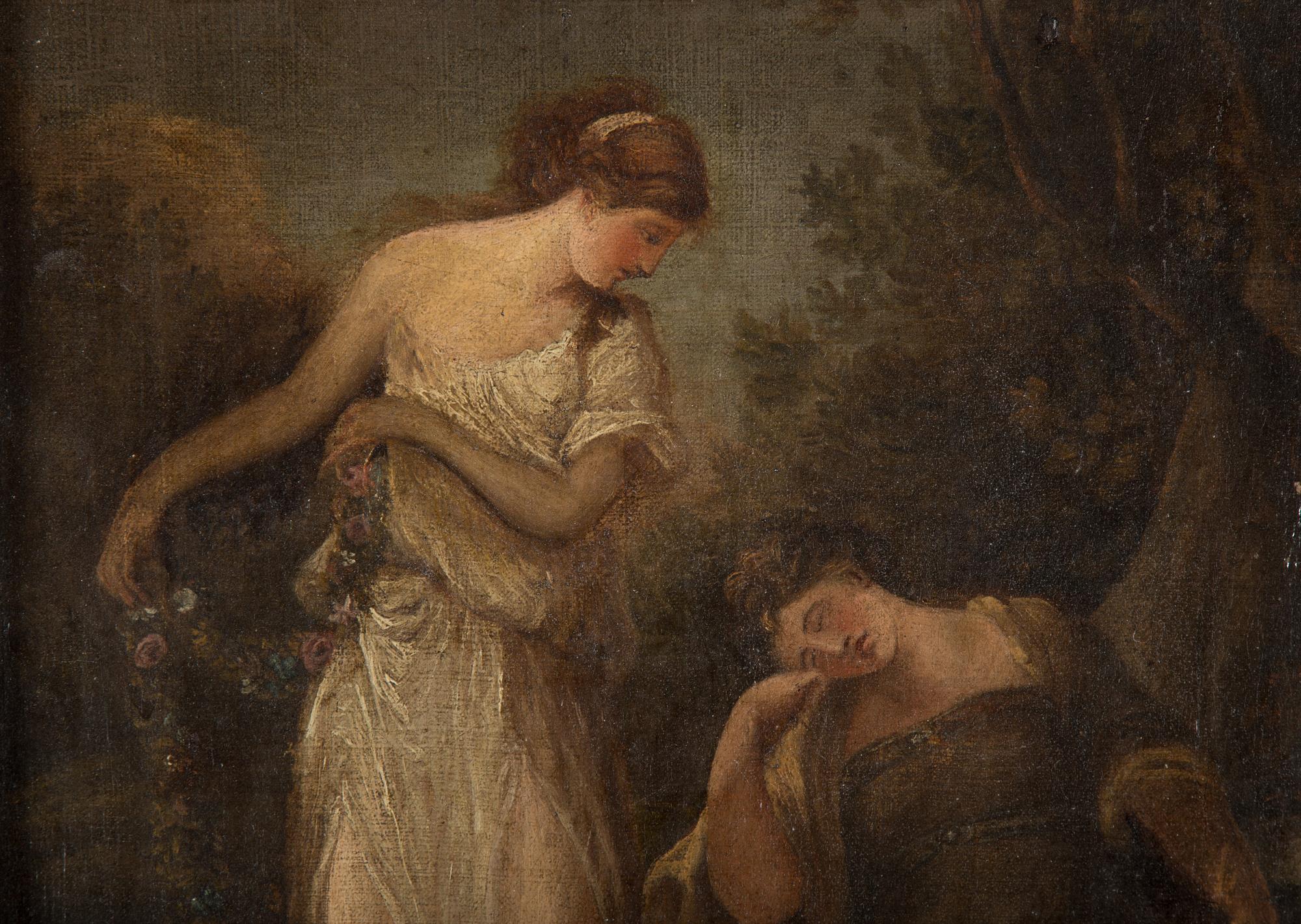 ANGELICA KAUFFMAN, in the manner of, oil on canvas, not signed.