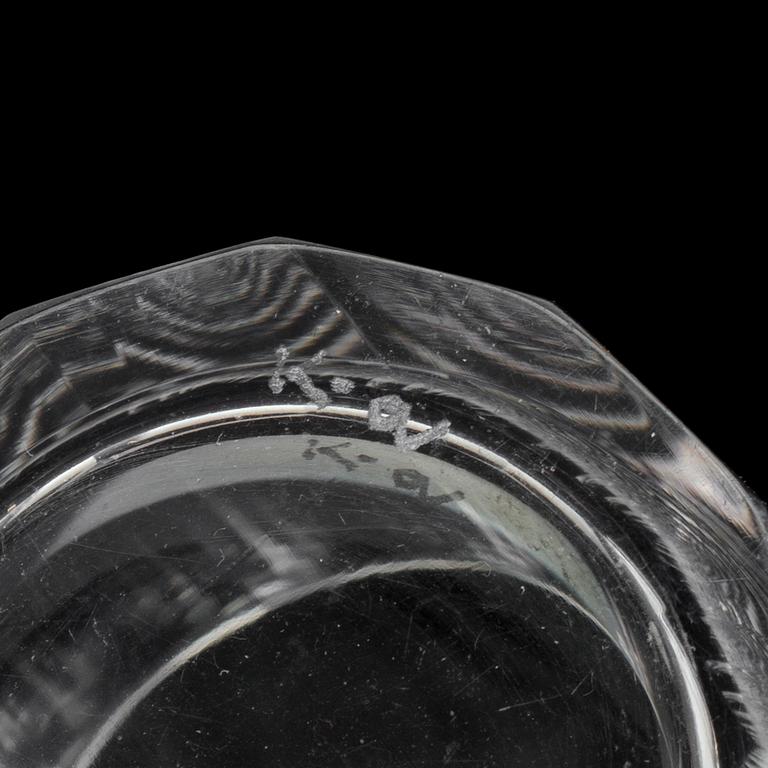 ELIS BERGH, glasservis, 40 delar, glas, "Karlberg", Kosta.