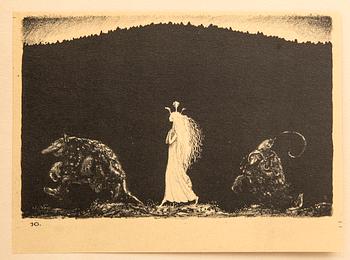 John Bauer, "Trollens styfdotter".