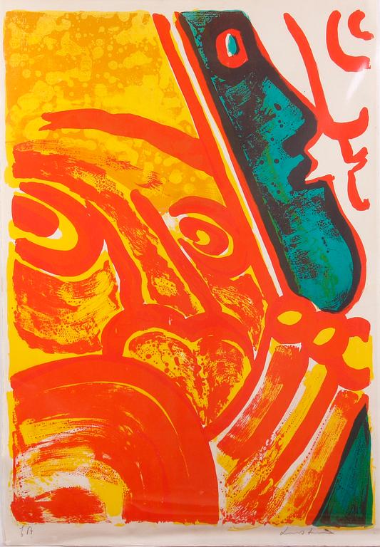 LINDSTRÖM, BENGT, litografi, sign, EA.