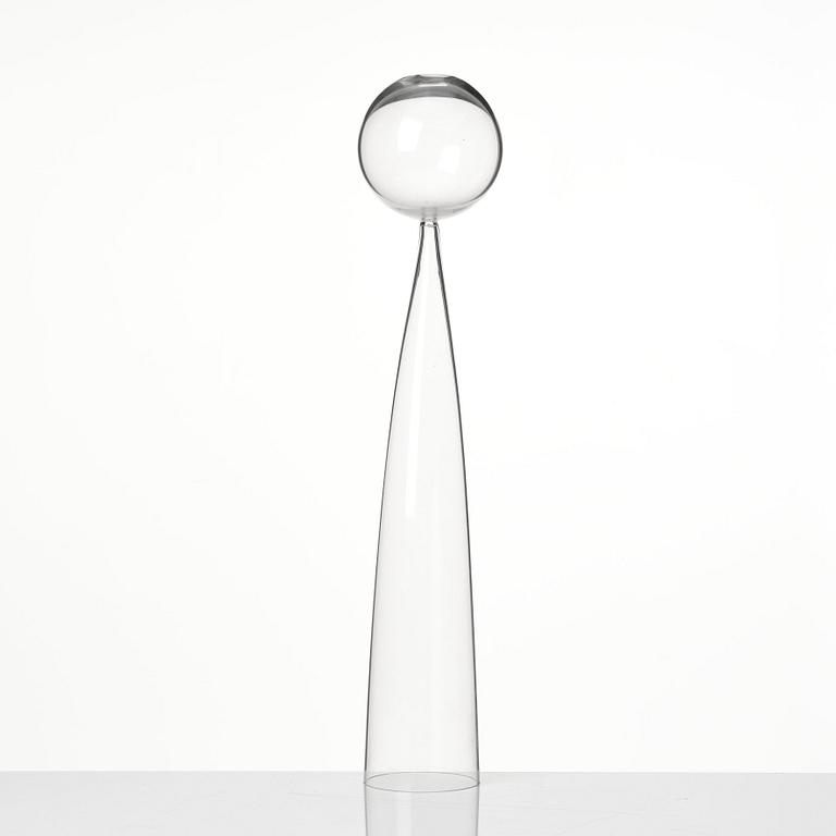 John Selbing, a glass sculpture "Klot över kon", Orrefors, Sweden 1957.