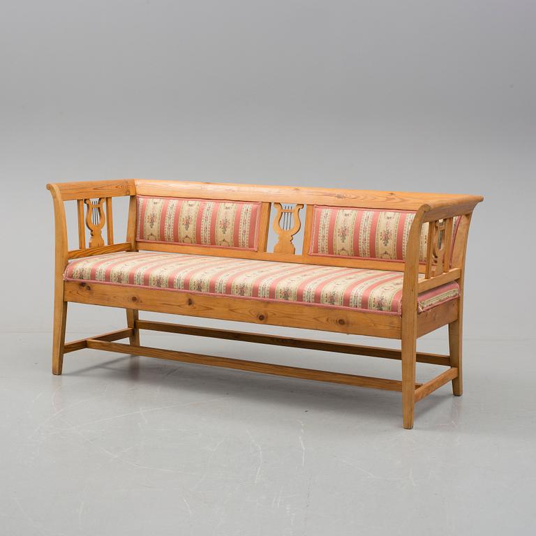 SOFFGRUPP, 3 delar, Karl Johan, 1800-tal.