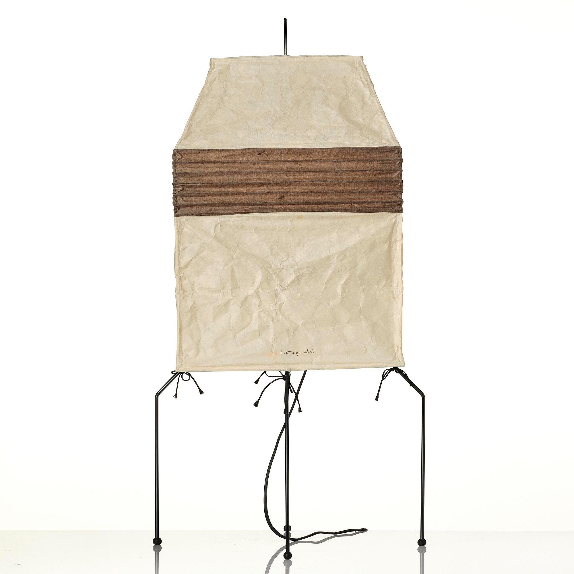 Isamu Noguchi, an "Akari UF1-H" table lamp, Japan, 1980s.