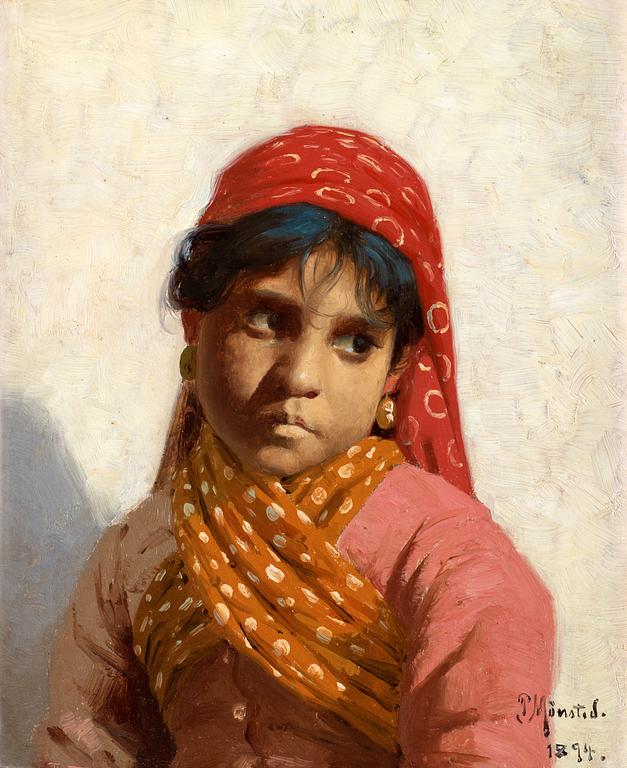 Peder Mork Mönsted, Young girl.