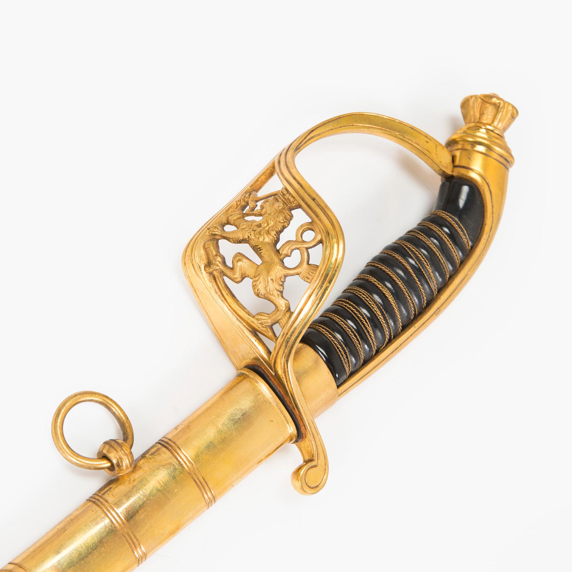 An Infantry Officer Sword, M1922, Finland, latter half of the 20th century.