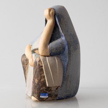Lisa Larson, figuriner, 2 st, stengods, bl.a. "Arabkvinna", Gustavsbergs studio.