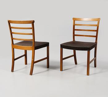 STOLAR, 8 st, Ole Wanscher, Illum's Bolighus, Danmark, 1950-tal.