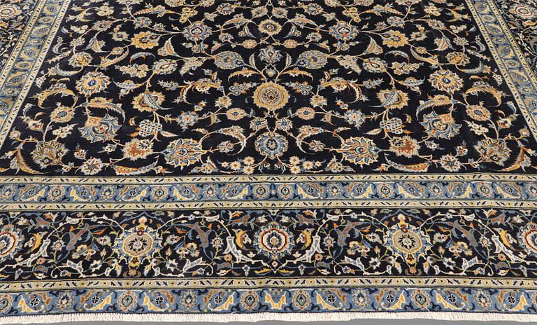 A Keshan carpet, 440 x 308 cm.
