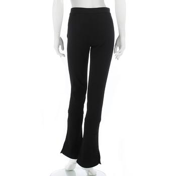 RALPH LAUREN, a pair of black stretch trousers, size 2.