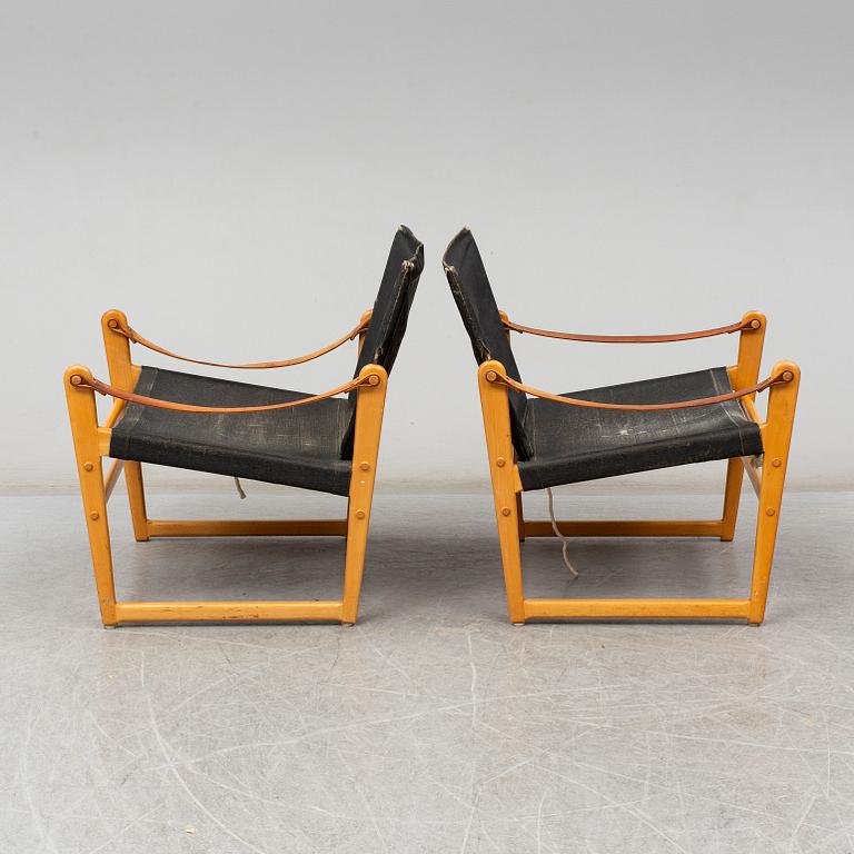 A pair of 'Cikada' easy chairs by Bengt Ruda, IKEA.