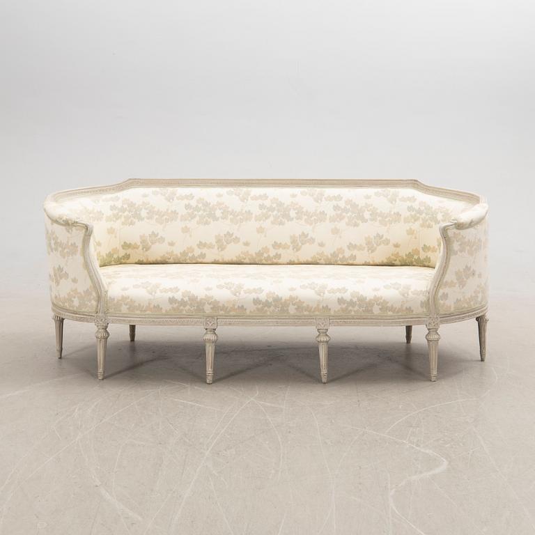 Bathtub sofa, late Gustavian style, early 20th century.