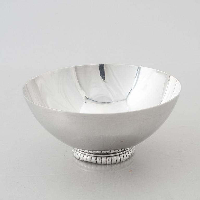 Skål, sterling silver, svensk importstämpel, 1900-tal.