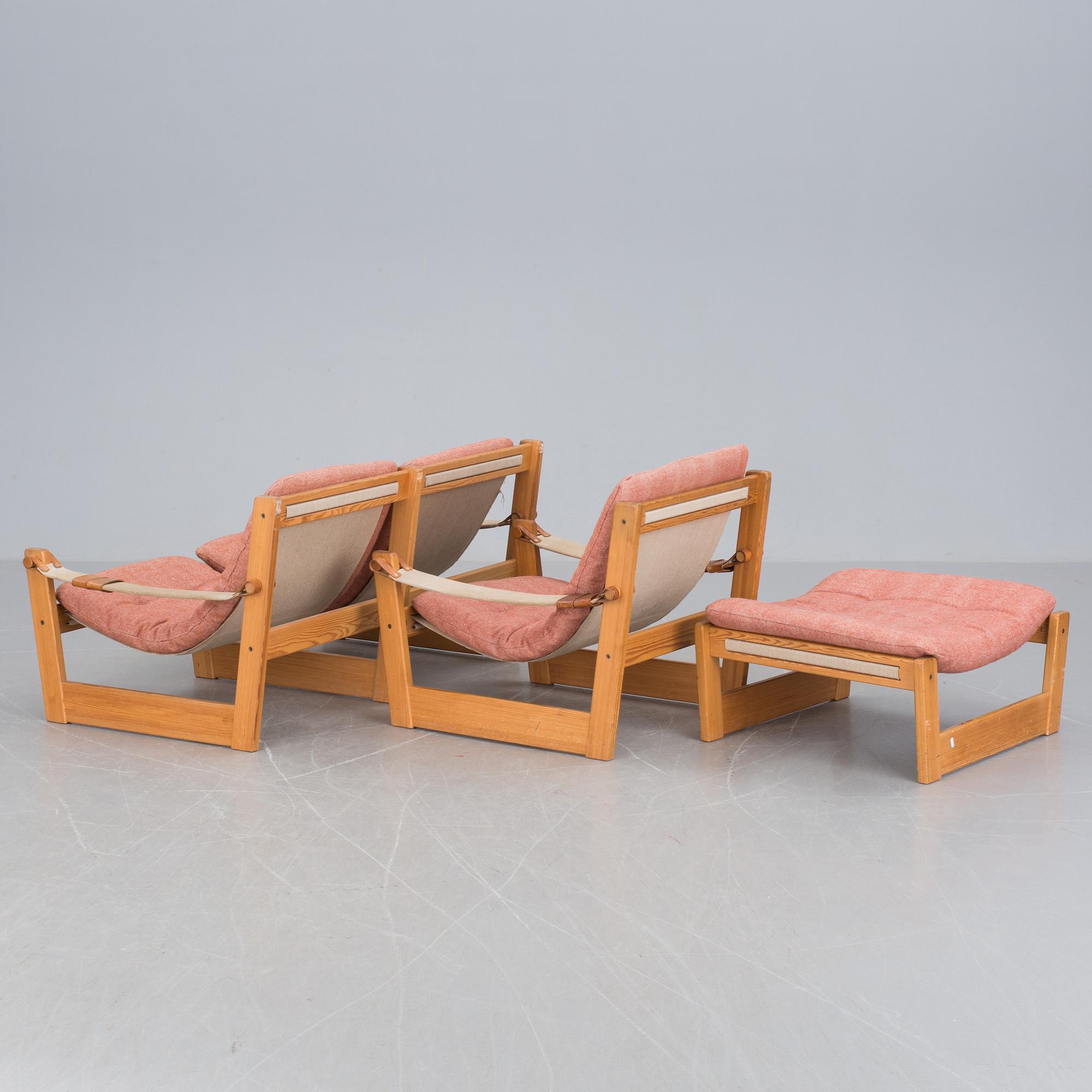 SOFFGRUPP, 4 delar, Yngve Ekström, Swedese.