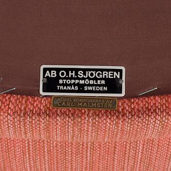 Carl Malmsten, armchair, "Farmor", OH Sjögren, second half of the 20th century.