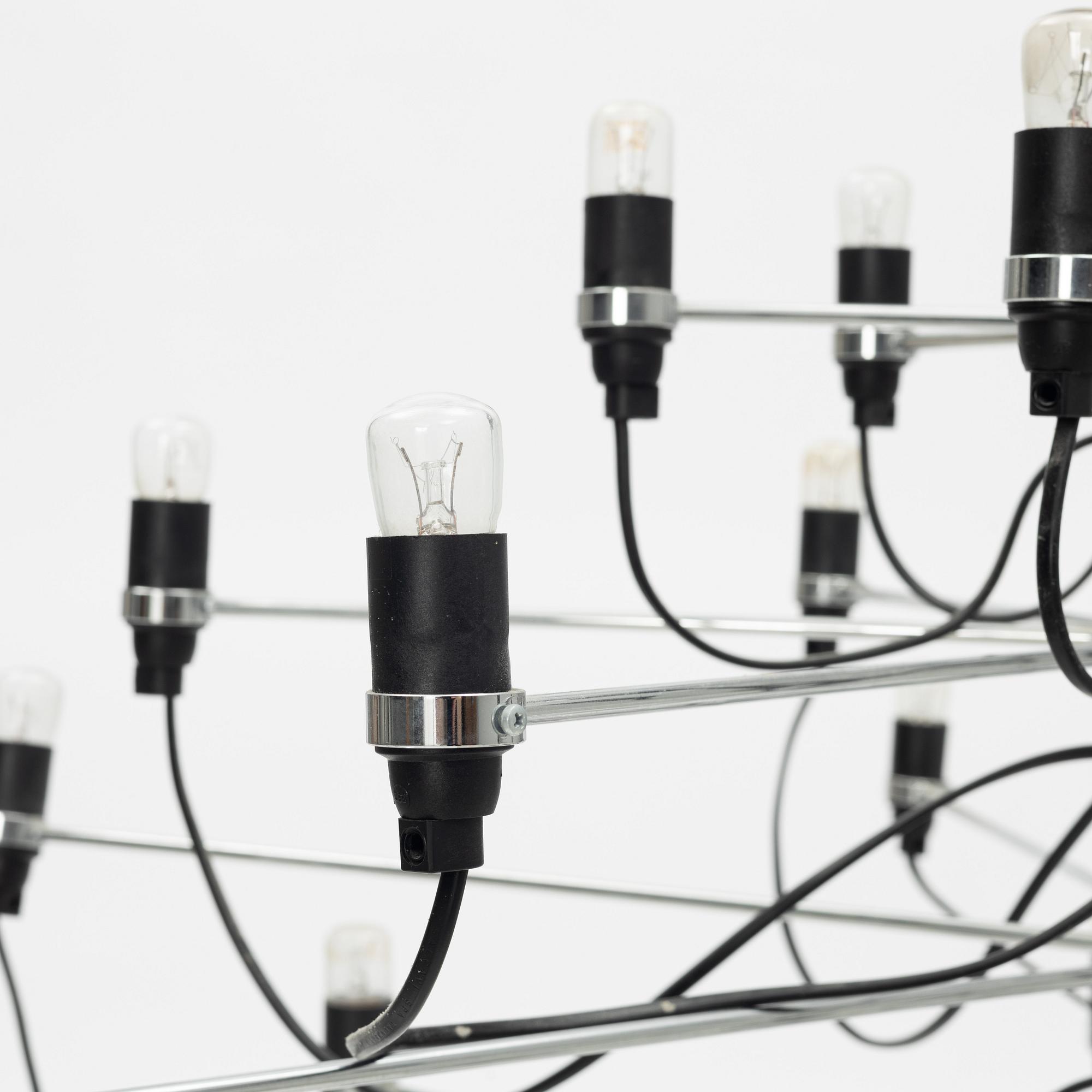 Gino Sarfatti, takkrona, modell 2097/30, Flos, Italien.