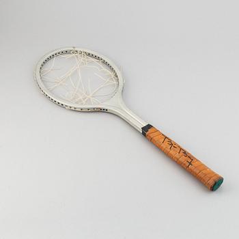 BJÖRN BORG, a personal Browning aluminum test tennisracket, 1978-79.