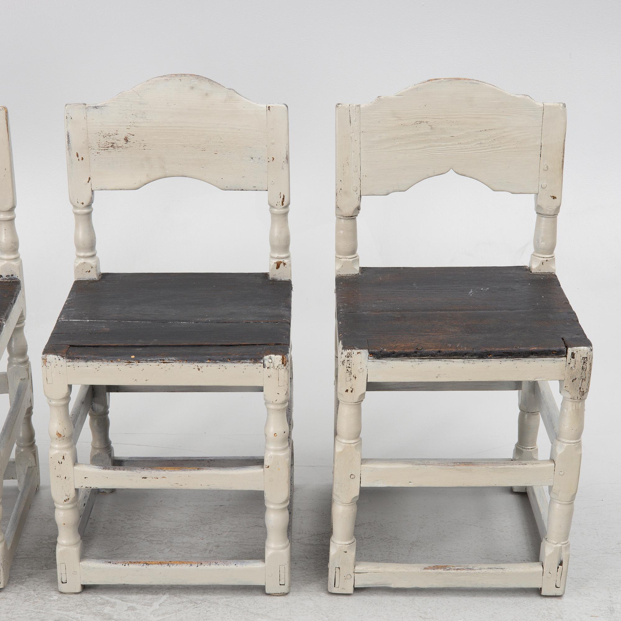 A set of four 18/19 th century chair.