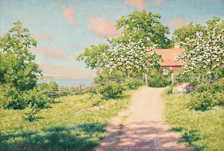 Johan Krouthén, Summer landscape.