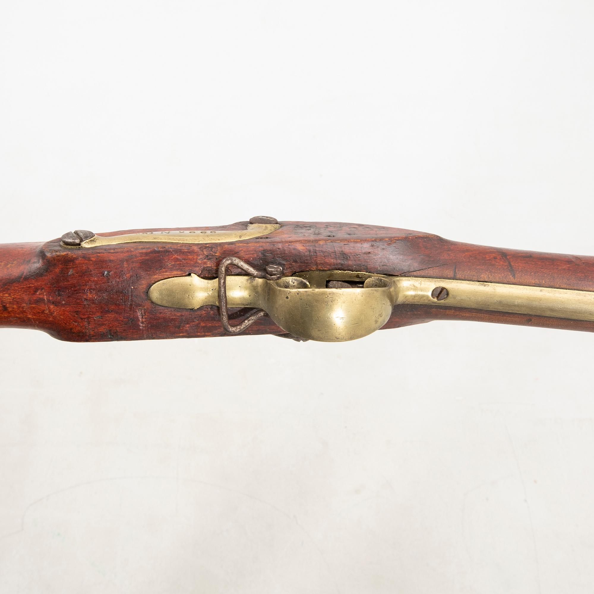 Slaglåsgevär, brittiskt-svenskt, 1851 års förändringsmodell.