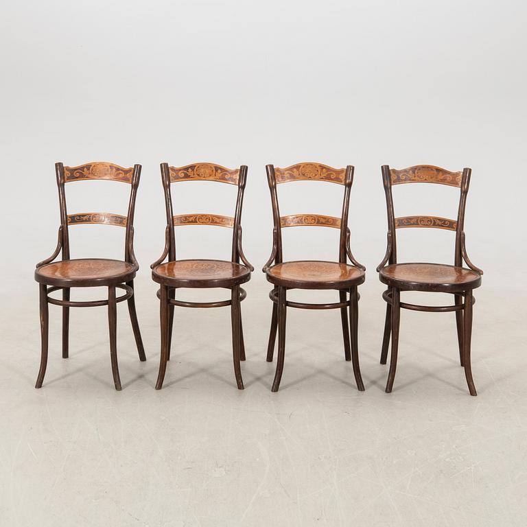 Chairs 4 pcs Thonet early 20th century.