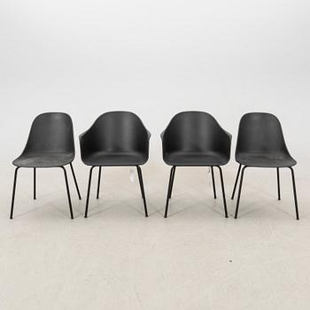 Norm Architects armchairs 8 pcs and chairs 2 pcs "Harbour dining chair" for Audo Copenhagen 2020s.