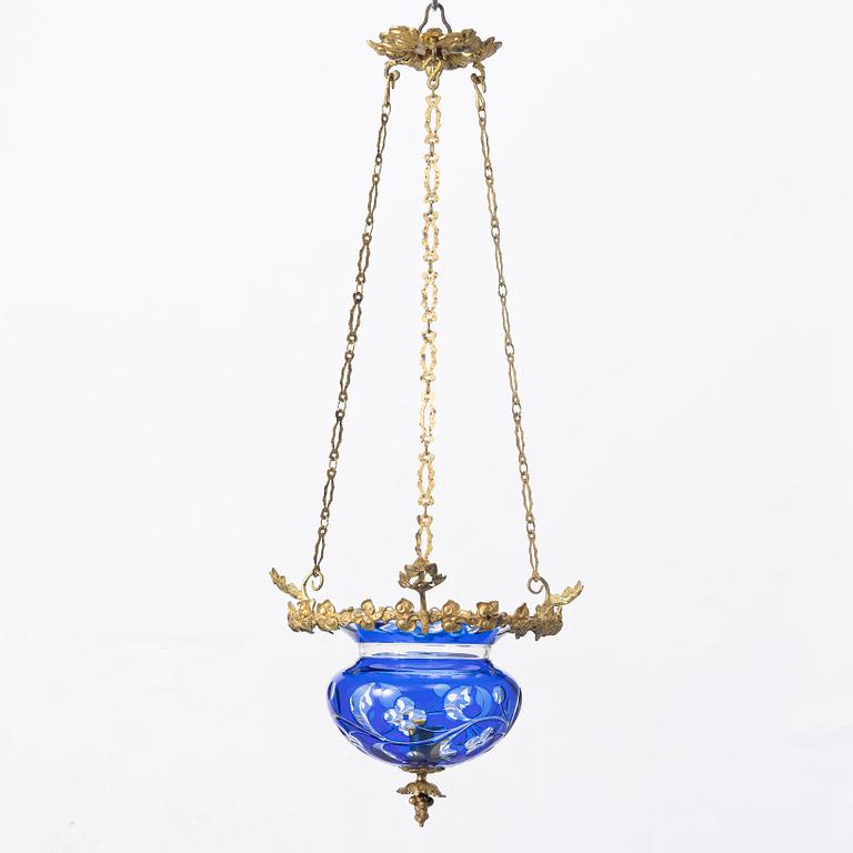A late Empire ceiling lamp, mid-19th Century.