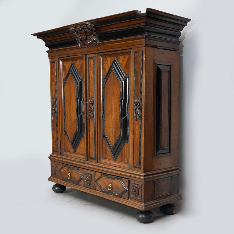 A Baroque cabinet, first half of the 18th century.