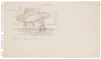 793. Lotte Laserstein, Self Portrait with Hat.