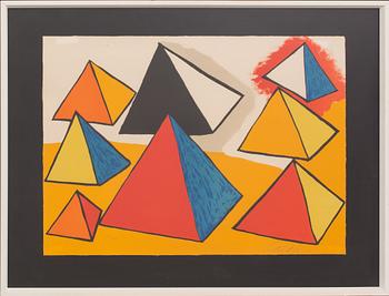 ALEXANDER CALDER, lithograph in colours signed and numbered.