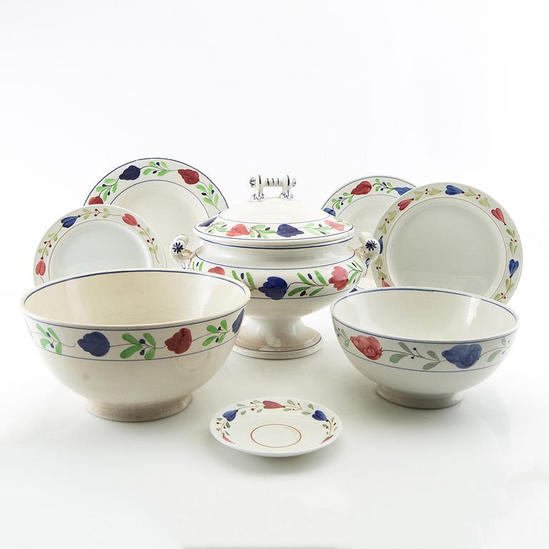 Service pieces 20 pcs "Allmoge" Gustavsberg first half of the 20th century porcelain.