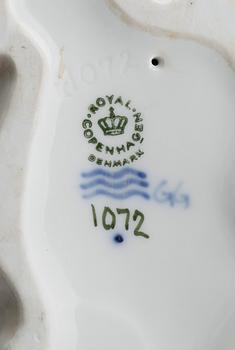 FIGURER, 4 st, porslin, Royal Copenhagen, Danmark.
