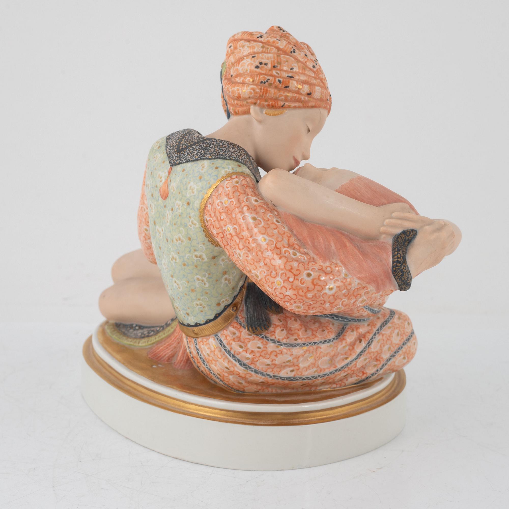 Gerhard Henning, a porcelain figurine, 'Eventyr III', Royal Copenhagen, Denmark.