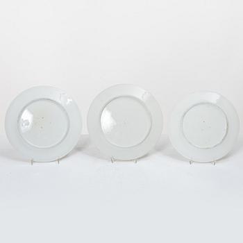 Service pieces, 12 pcs, porcelain, Empire, first half of the 19th century.