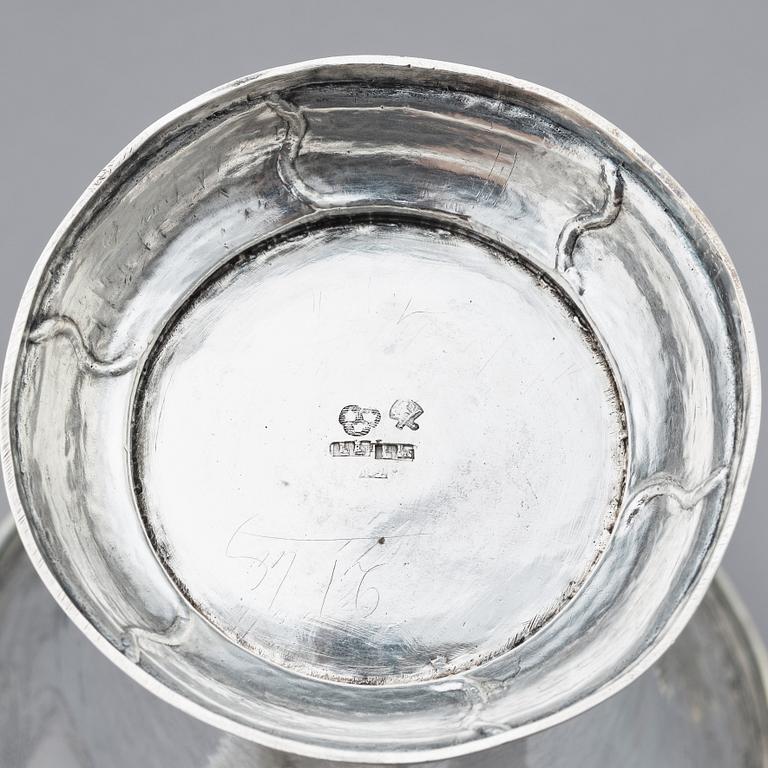 A Swedish 18th Century silver beaker, possibly Mikael Sedelin (1788-1807 (1809)), Sundvall 1794.