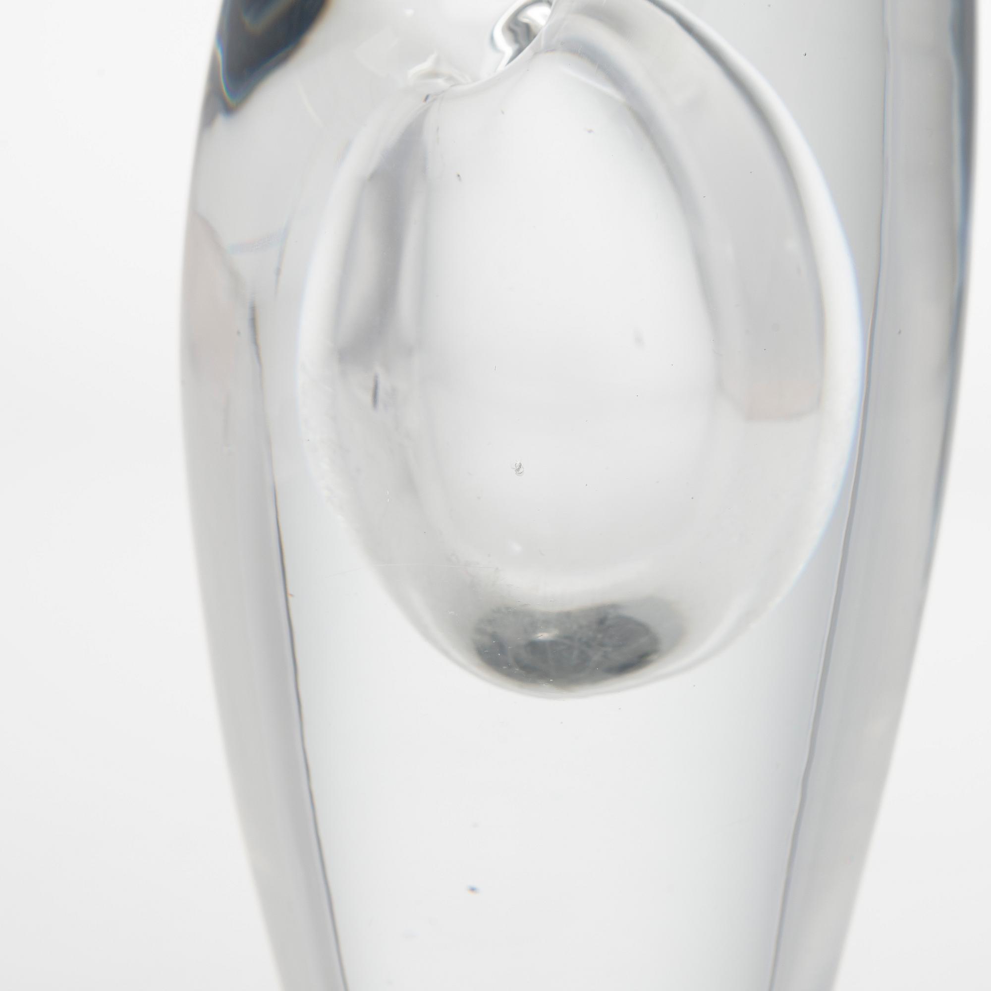 Timo Sarpaneva, skulptur, "Orkidé", signerad Timo Sarpaneva Iittala -56.