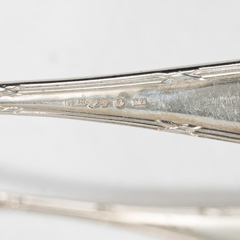 23 pieces of silver fish cutlery, Carlman, Stockholm, 1915.