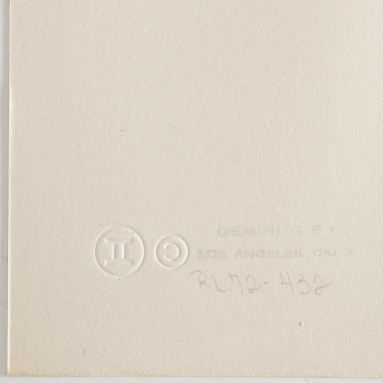 Roy Lichtenstein, "Mirror #4" from Mirror Series.