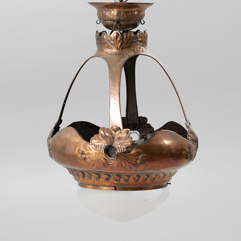 Taklampa, jugend, tidigt 1900-tal.