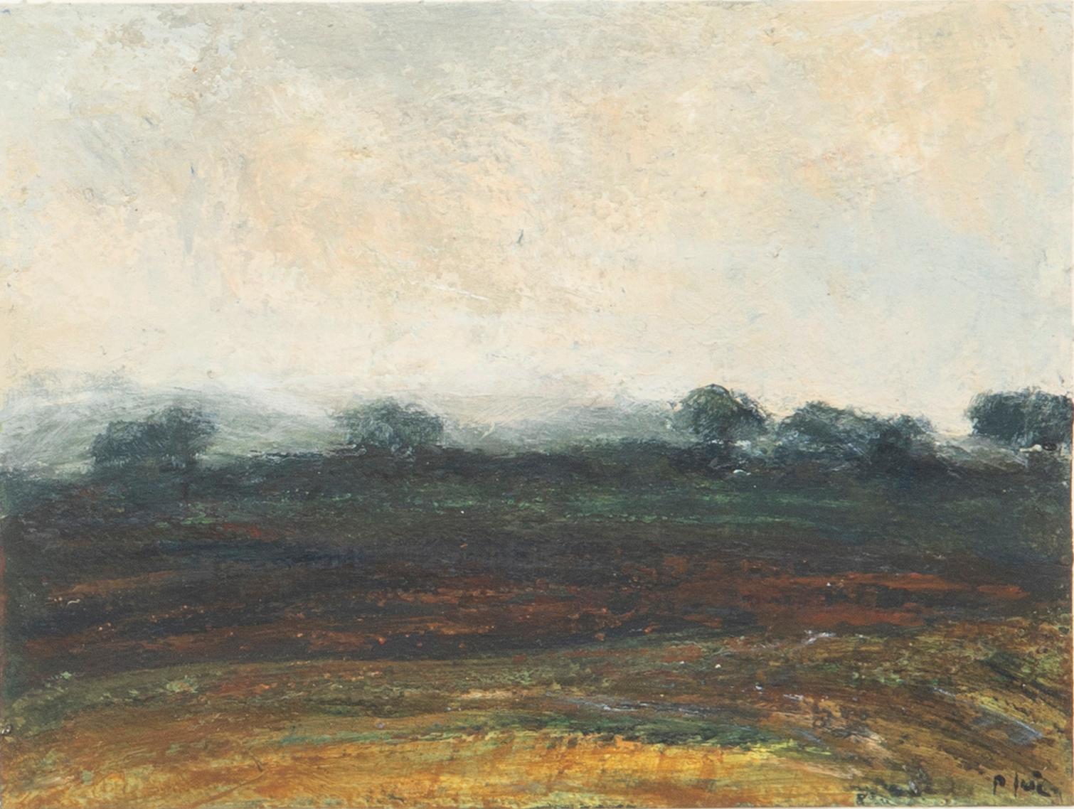 Peter Frie, open landscape with groves.