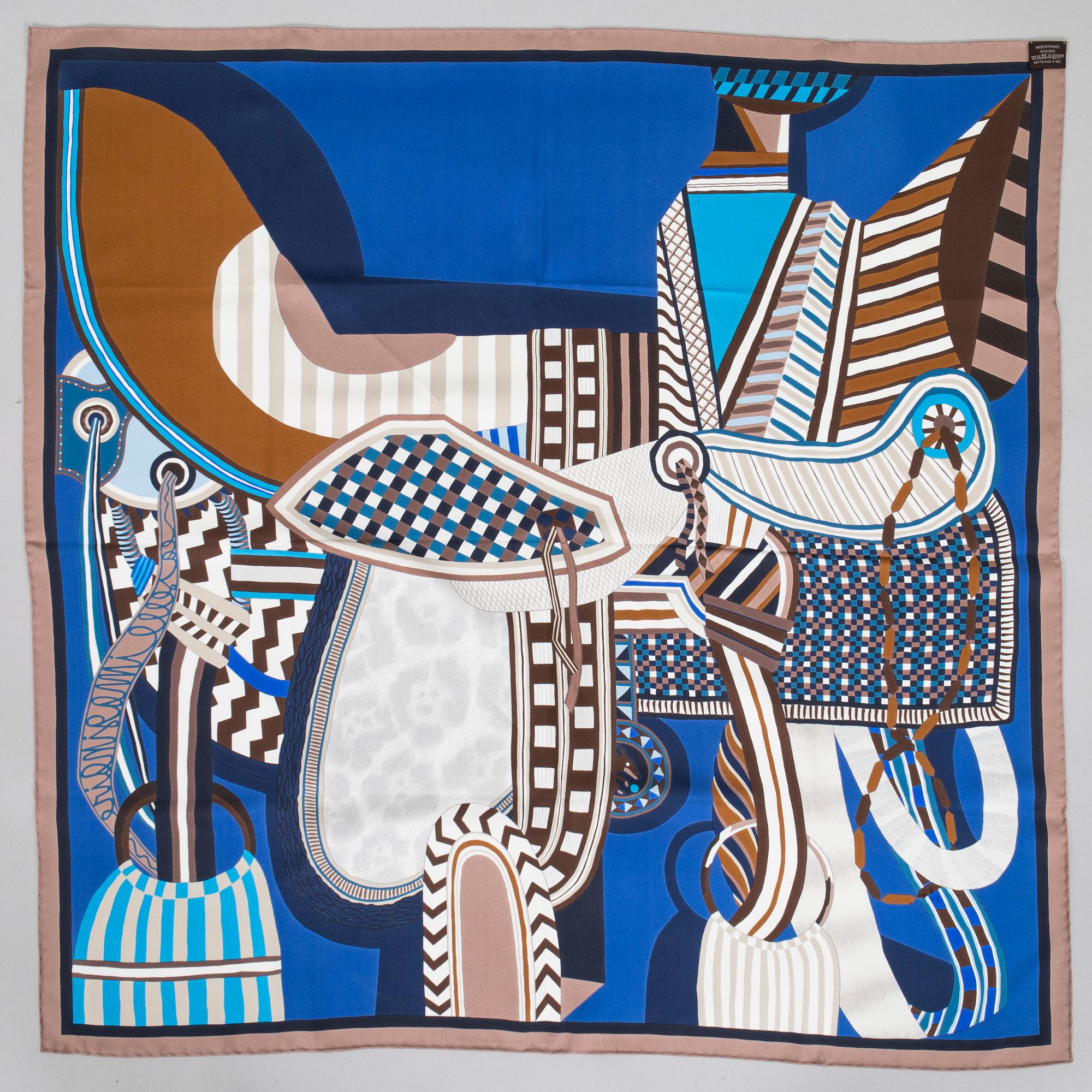 Hermès, scarf, "Le selle Imaginaire".