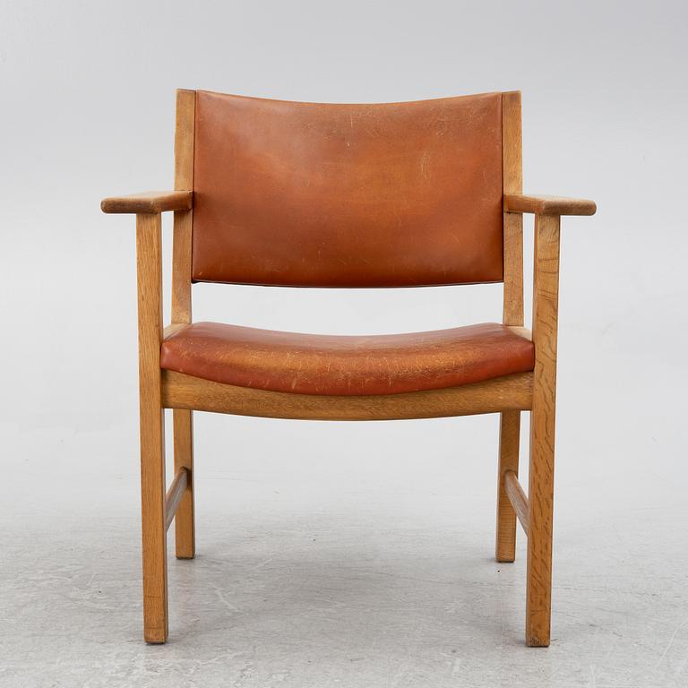 Hans J. Wegner, an armchair for A.P. Stolen, Copenhagen, Denmark, mid 20th century.