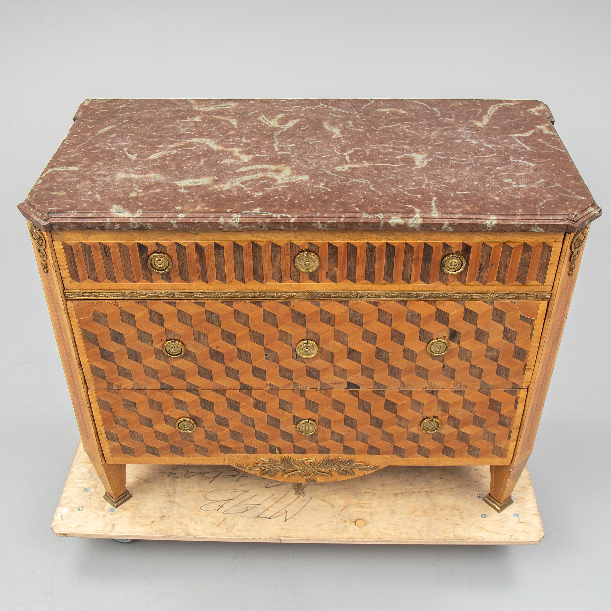 BYRÅ, gustavianskt stockholmsarbete, 1700-talets slut.