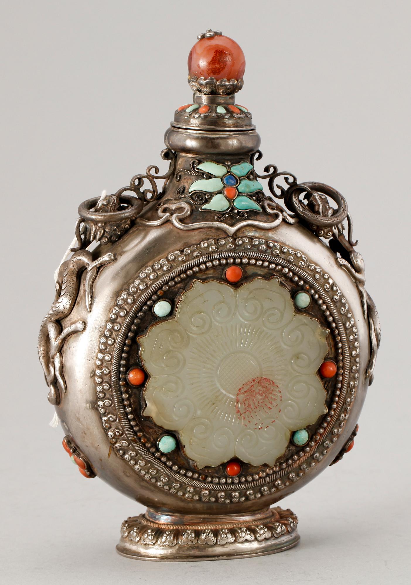 FLASKA, Mongoliet, sen Qing, 1800/1900-tal.