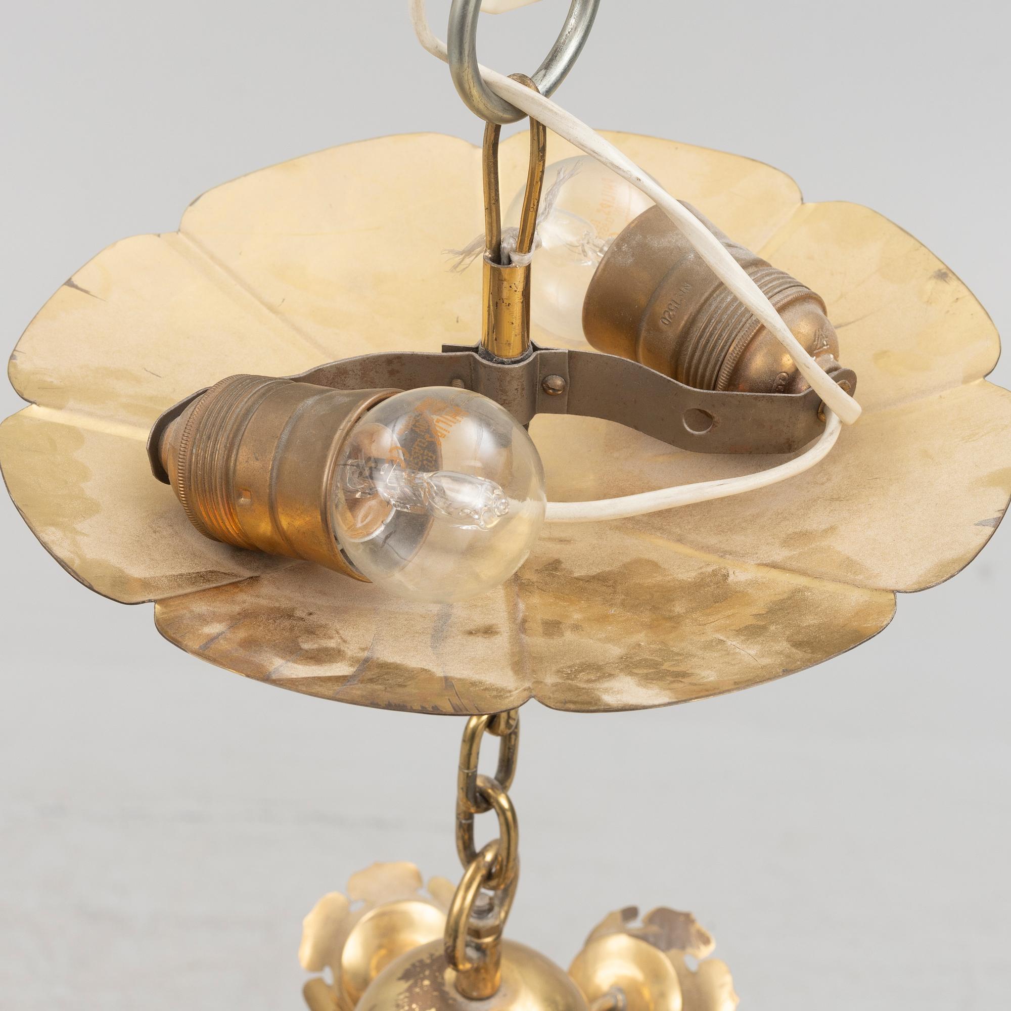 A chandelier, possibly Firma Lars Holmström, Arvika.