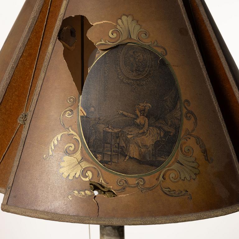 Bordslampa, omkring 1900.