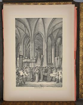 FREDRIK WILHELM SCHOLANDER, mapp med 24 grafiska blad, fösta och andra samlingen.