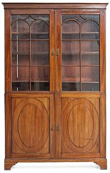 888. A late Gustavian cupboard.