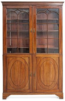 888. A late Gustavian cupboard.