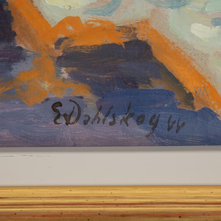 Ewald Dahlskog, oil on panel, signed and dated -44.