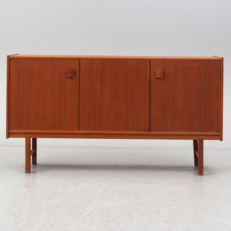 A Swedish teak veneered sideboard, 1960's.